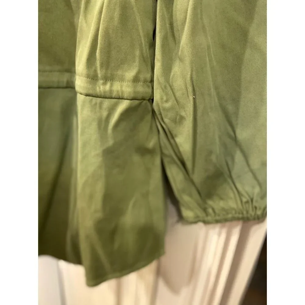Jacket sweater cardigan green coat new boho - Picture 10 of 12